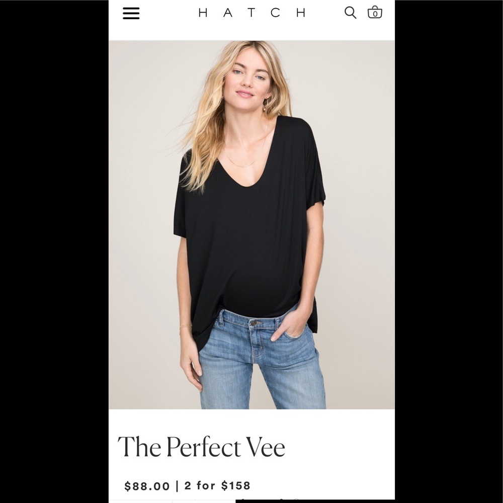 Hatch Maternity tee, size 0